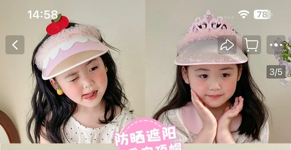 Girls embellished pink cute hairband