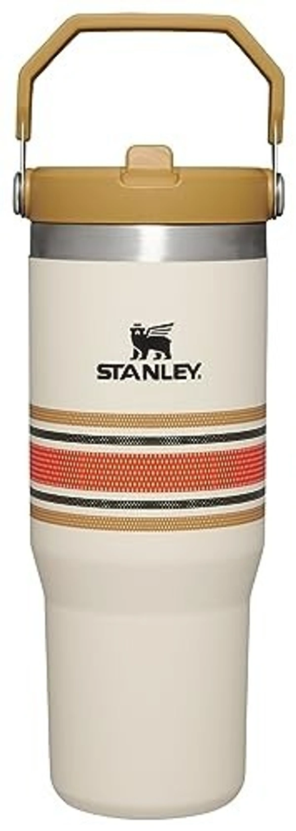 Stanley IceFlow Stainless Steel Tumbler - Vacuum Insulated Water Bottle for Home, Office or Car Reusable Cup with Straw Leak Resistant Flip Cold for 12 Hours or Iced for 2 Days,30OZ - White