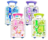 7 Item Cute Stationery Gift Set with School Supply Kit, Digital Watch, Wallet Birthday Return Gift for Kids - 12 - 6 boy 6 girl