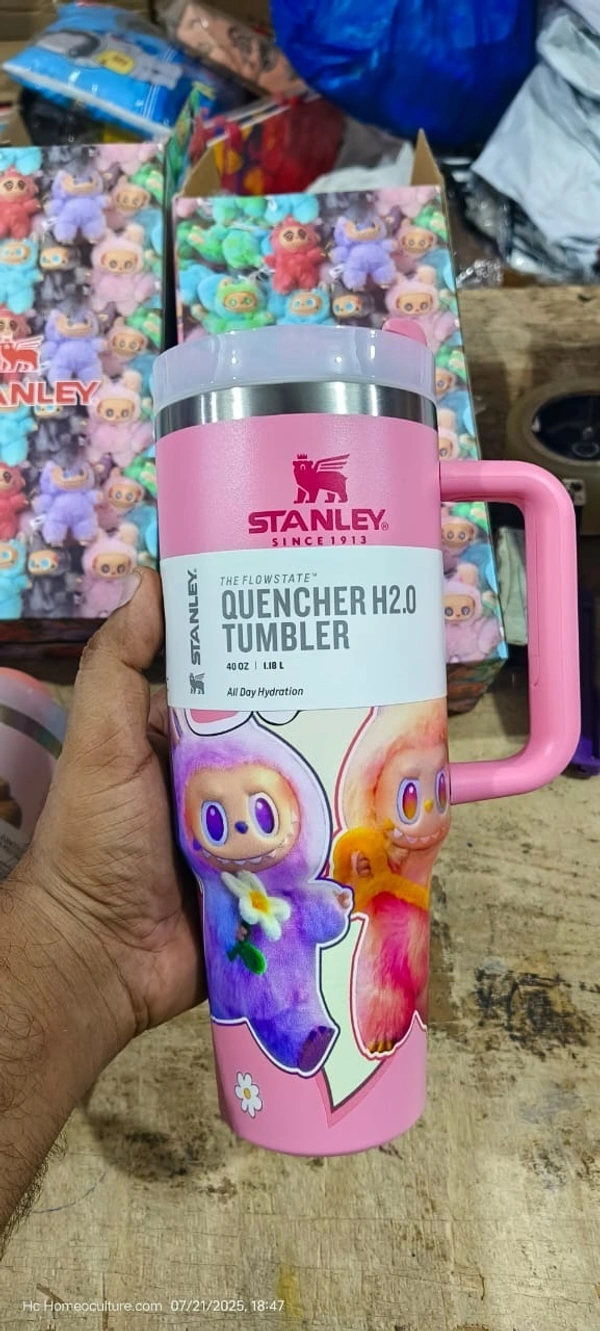LABUBU x Stanley - Limited Edition stainless steel, Double-wall vacuum insulation,Design random only. - Jazzberry Jam