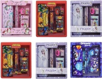 Stationery Gift Set  8015 Pencil Box Set for School,Stationery Gift set for Bots/Girls स्पाइडरमैन आर्ट मेटल पेंसिल बॉक्स  (1 का सेट, लाल)