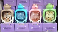 new arrival portable Leak-Proof sport water bottle school bpa free for kids plastic water bottle with straw