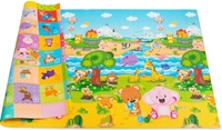  Play Mat For Baby & Kids Large Size, Baby Carpet, Play Mat Crawling Baby,Double Sided Water Proof Baby Mat (Extra Large Size-6 Feet X 4 Feet, Different Colour), Multicolor,1 Count