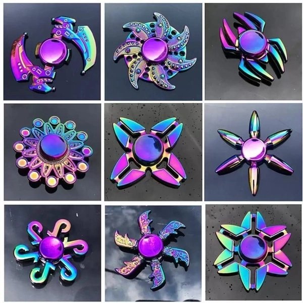 New spinner metallic shiny finish Box packing