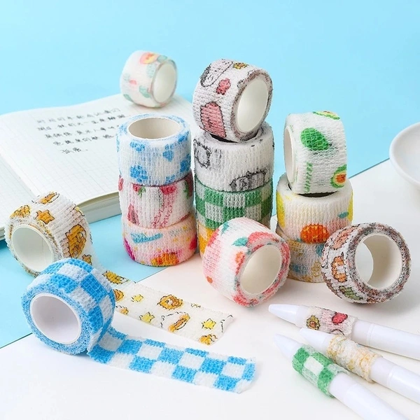 Home Cute Printed Finger Protection Bandage First Aid Kit Tape