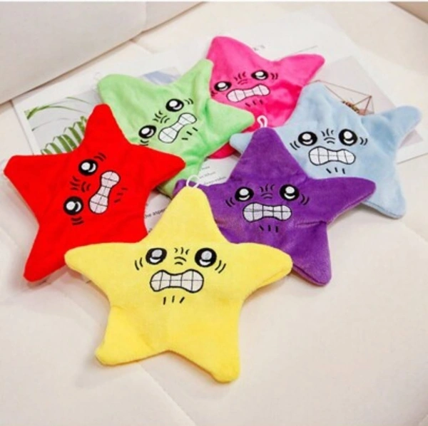 Cute angry stars with music and sound repetition multi colors with usb charging cable