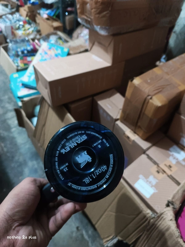 New variety added in stanley steel sippers 1200 ml Premium quality Now with a more rich look - Black