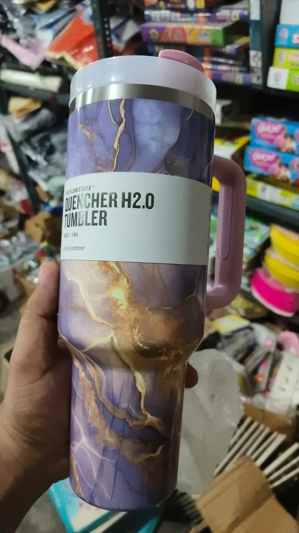 New variety added in stanley steel sippers 1200 ml Premium quality Now with a more rich look - Purple