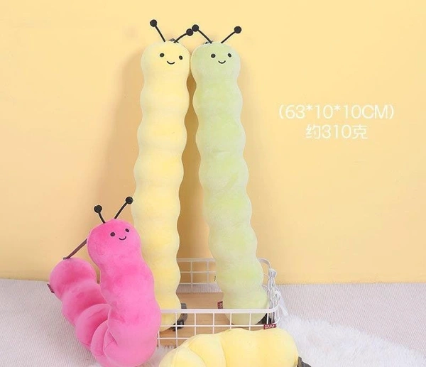 New premium quality foldable caterpillar pillow 63*10 cms