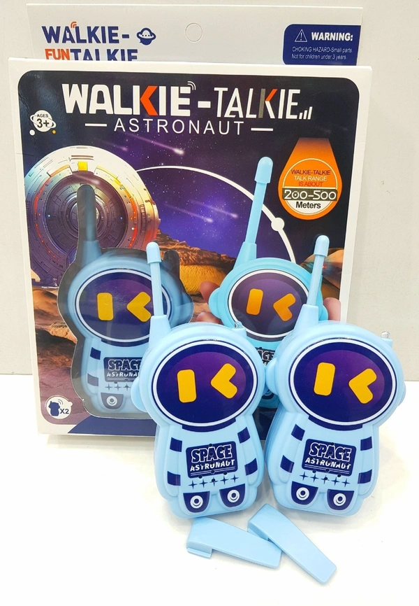 Premium quality walkie talkie 500 mtrs range. Character available Unicorn Space - Space