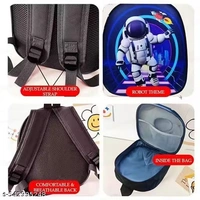 Hardcase 3d school bagpack 12 inches.Unicorn n space design available