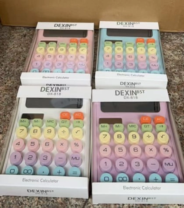 Pastel calculator Medium size