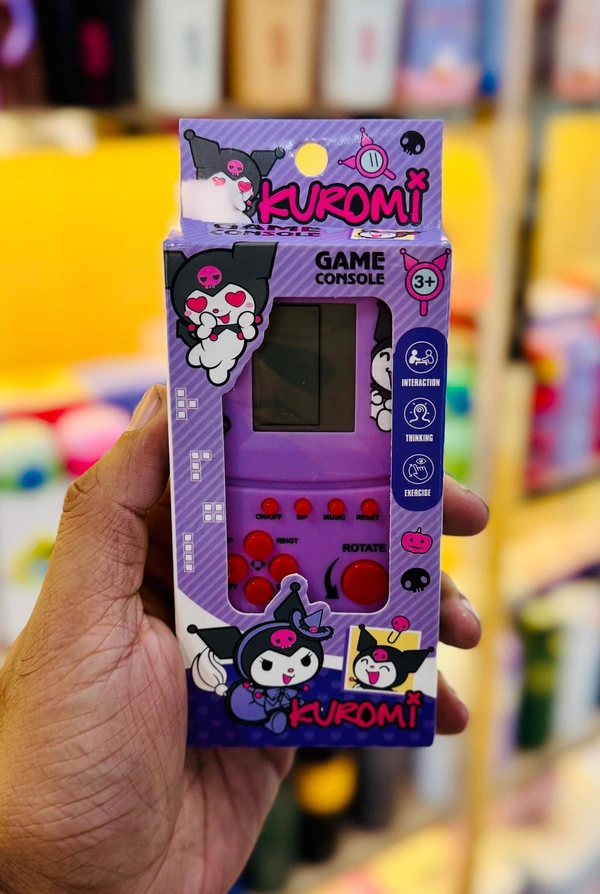 Handheld game console in stitch and kuromi theme - Kuromi
