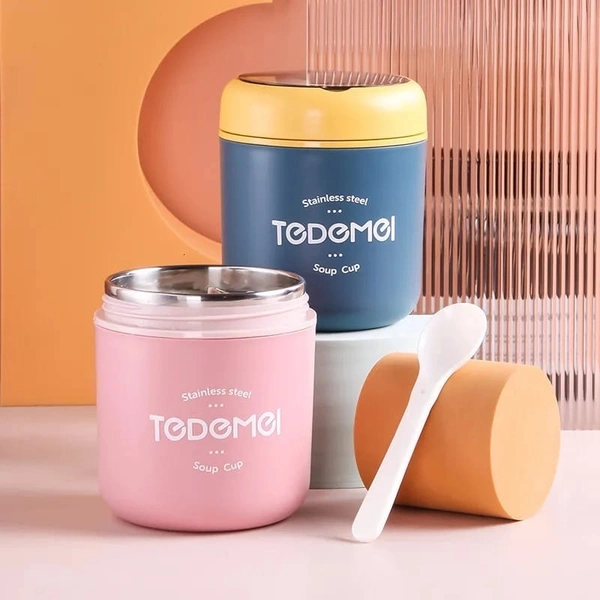 Tedemii soup bowl tiffin, steel insulated