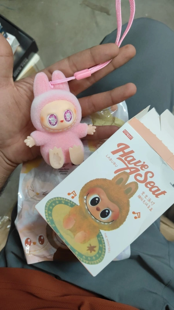 Have a seat labubu Surprise pouch packing so no choice  Limited stock so dont wait to book