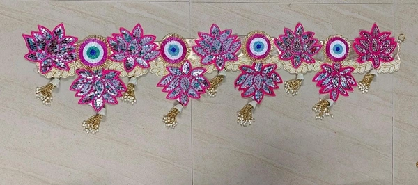 New premium quality bandanwar 40 inches Colors available dark pink and light pink