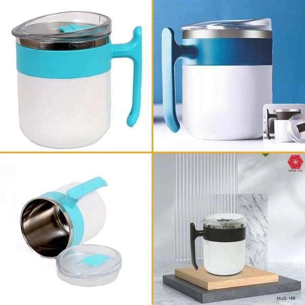 SIP & SMILE STEEL COFFEE MUG