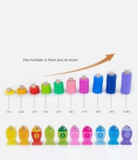 Logarithmic wooden puzzle game