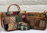 Rajasthani print bag combo of 3 pcs
