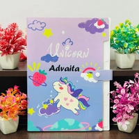Space n unicorn piano folder Color random only
