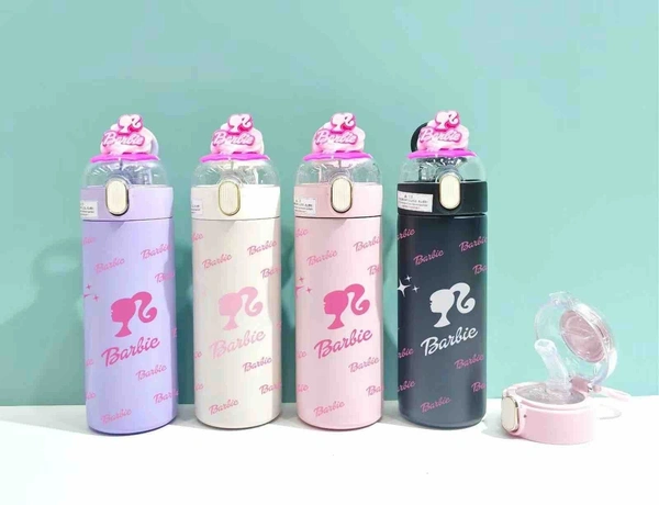 New premium quality steel sipper bottles in barbie theme 420 ml