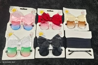 Goggles hair softband combo Premium quality. No color choice possible in bulk
