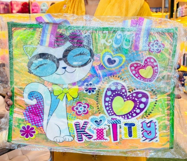 16 inch holographic tote bag with zip Last 7 pcs available