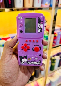 Handheld game console in stitch and kuromi theme - Kuromi