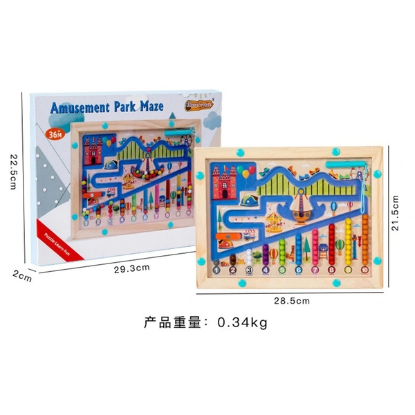 Park theme maze game for kids.