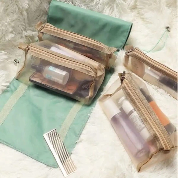 New 4 in 1 cosmetic roll on bag