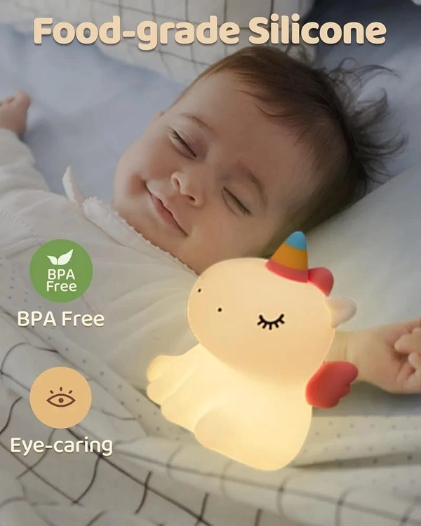 Premium quality unicorn silicon lamp