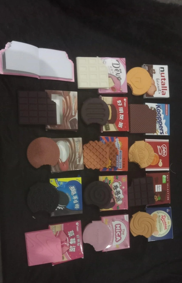 Chocolate notepad diaries now added in many new designs