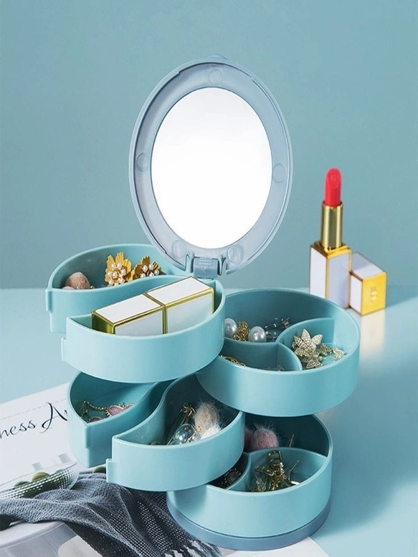4 layer revolving jewellery organiser
