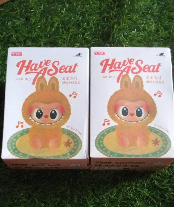Have a seat labubu Surprise pouch packing so no choice  Limited stock so dont wait to book