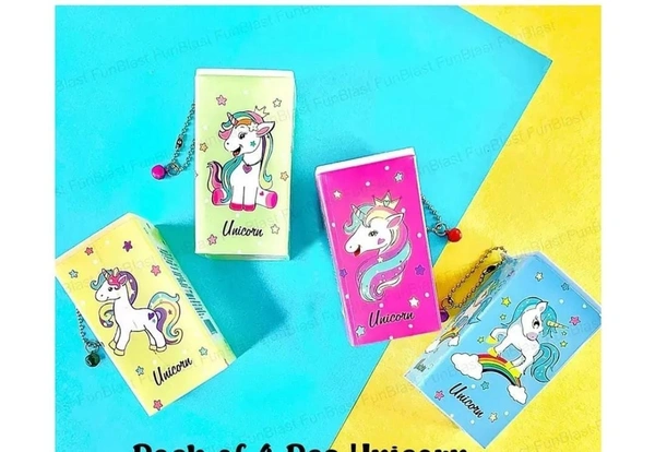 New arrival Unicorn wet wipes in a new packing packs of 4