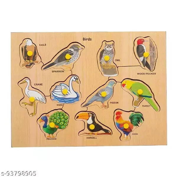 Homeoculture Birds Name Learning Game Board for 3+Years Kids (Set of 1) Multicolor