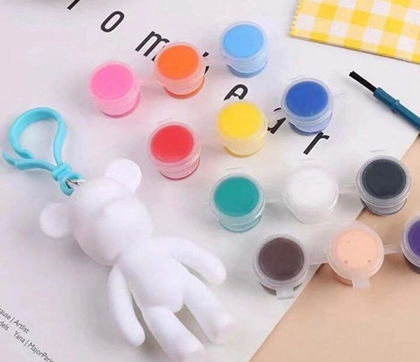  diy coloring keychain 