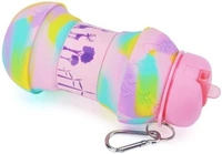 FOLDABLE BOTTLE Earth Water For Picnic, Sports, School, Travel, bicycle, Birthday Gifts, Shockproof, Silicone Collapsible Drink cup with Carabiner Clip  Last 5/6 pcs left  Color random only