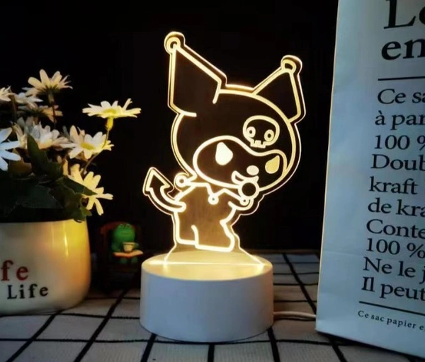 Kuromi transparent lamps  