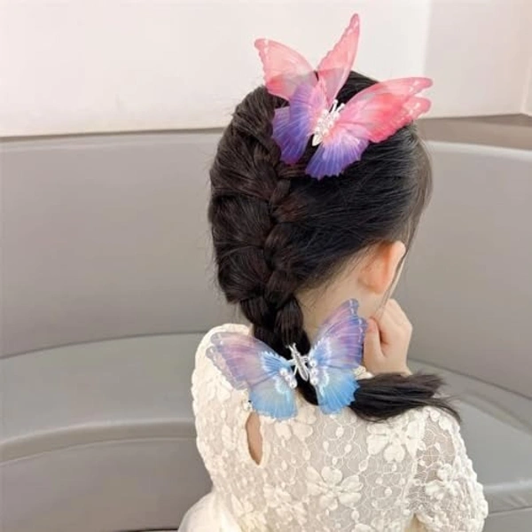 Fairy Spirit Dynamic Tulle Butterfly Car Sticker, High-end Edge Sticker for Photography, Stylish and Good-looking Car Accessory Home Decor pack of 10