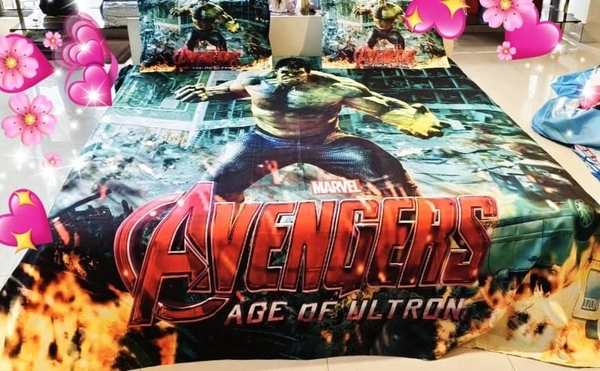 Premium quality Disney brand digital print Cotton materia kingsize bedsheets  Size 250*270 cms
