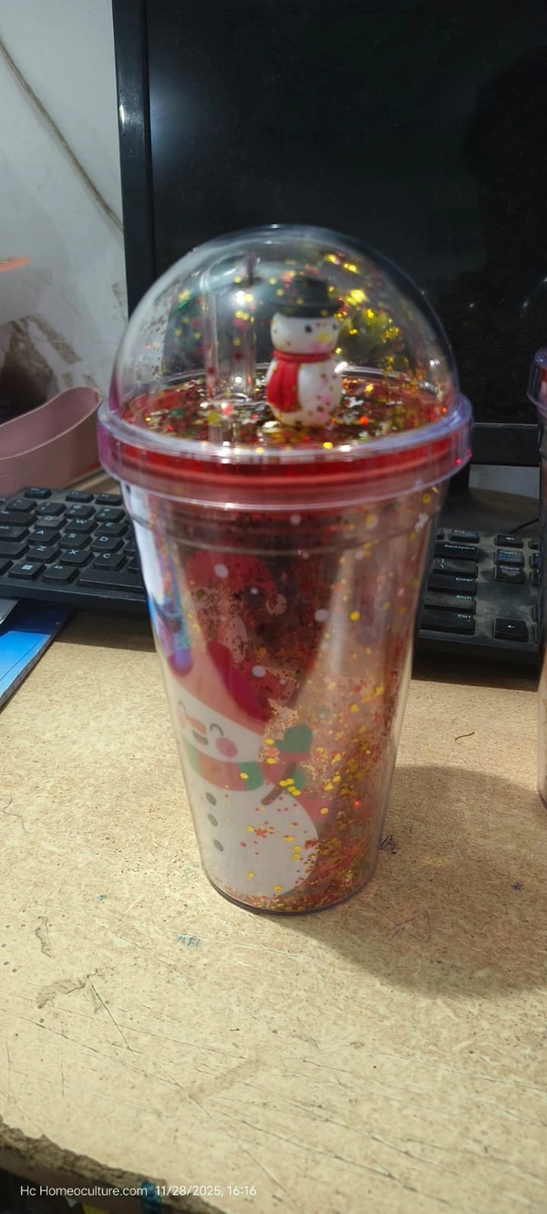 Christmas theme sipper