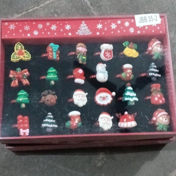 Christmas finger ring adjustable