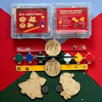 Snowman Friends Paint & Create Set! 🌟