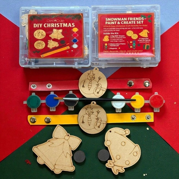 Snowman Friends Paint & Create Set! 🌟