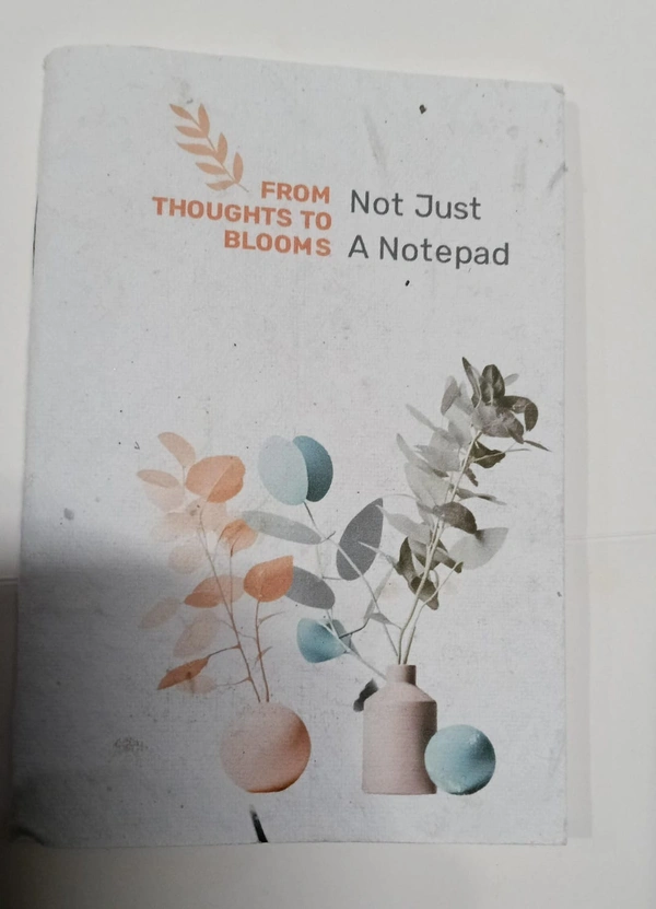Plantable notepad Size 3x5 inches