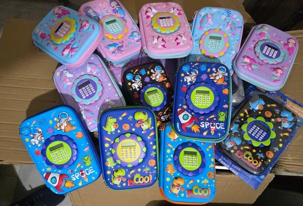 Smiggle pouches premium quality with calculator