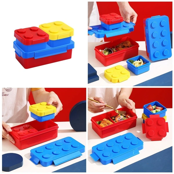 1 main lunch box. 2 snack box 