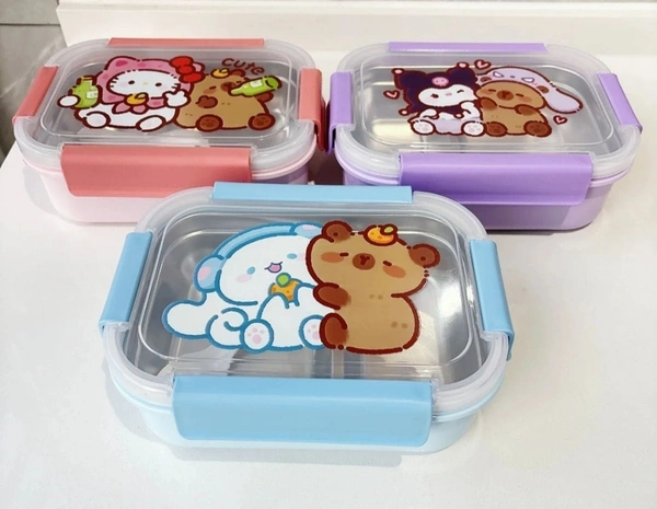 Steel lunch boxes. 3 prints available