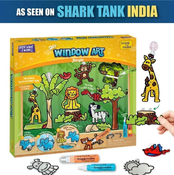 Window art kit available in 3 designs now Princess, animal and space